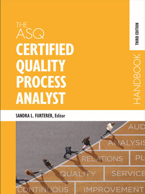 cover image of The ASQ Certified Quality Process Analyst Handbook